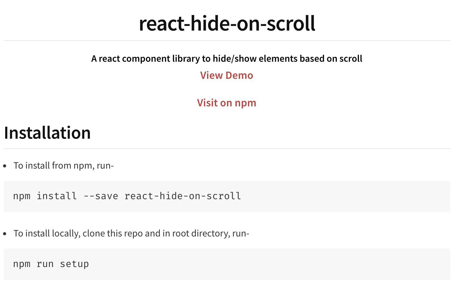 react-hide-on-scroll